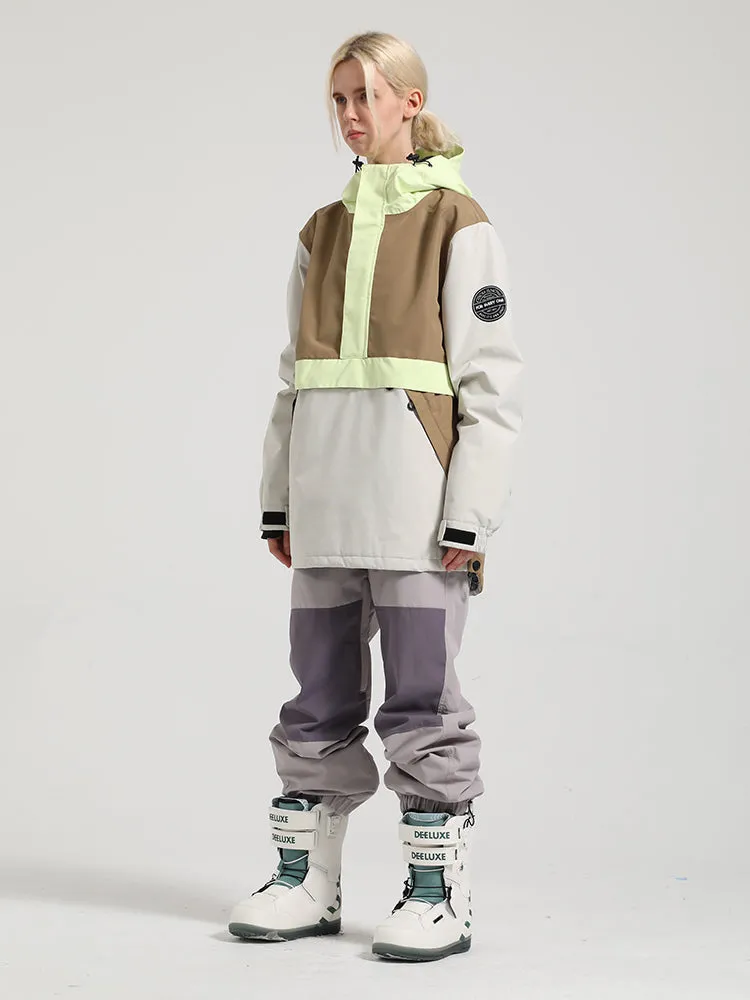 Colorblock Pullover Ski Suit