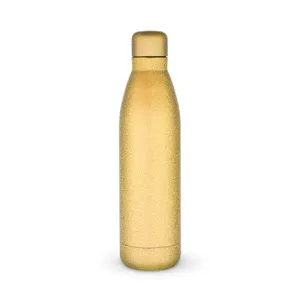 Comet: Gold Glitter Water Bottle