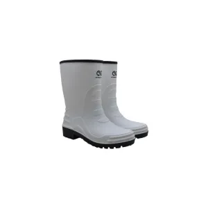 Commercial working boots short 10-1/2" height white size 6,7,8,9,10,11,12,13