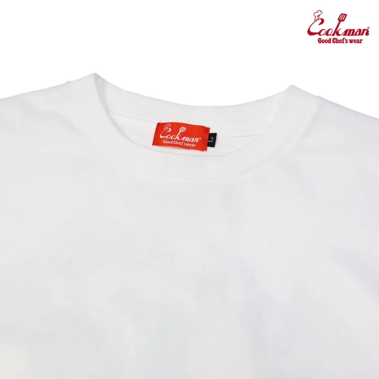 Cookman Long Sleeve Tees - French Fries : White