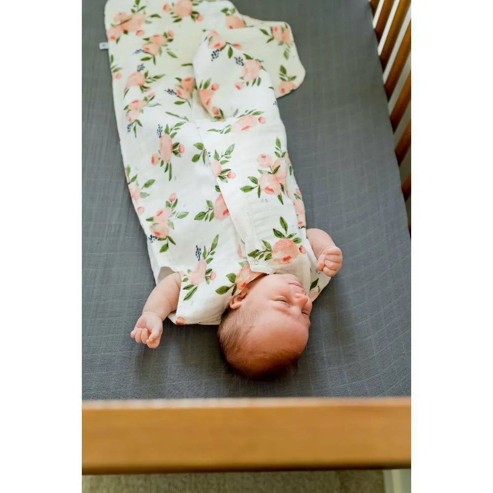 Cotton Muslin Sleeping Bag - Watercolour Roses
