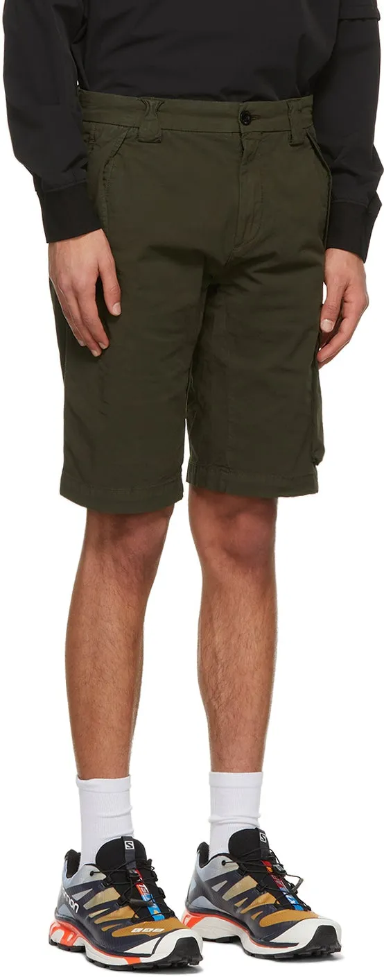 C.P. Company Green Bermuda Cargo Shorts