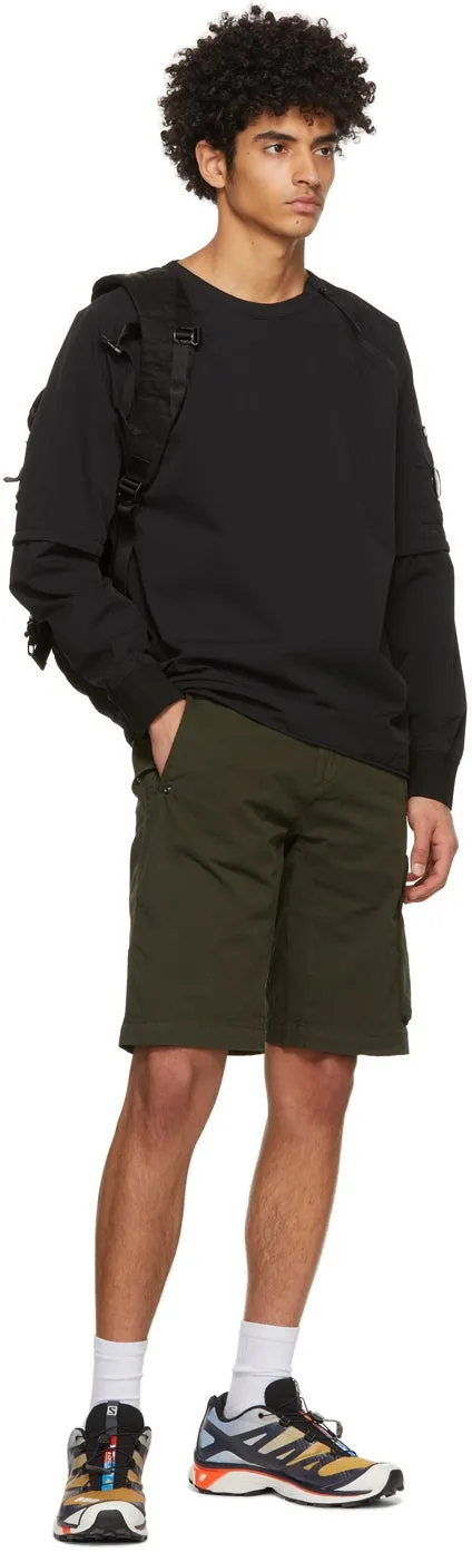 C.P. Company Green Bermuda Cargo Shorts