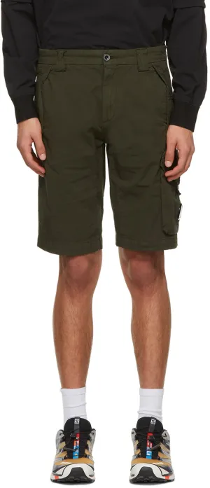 C.P. Company Green Bermuda Cargo Shorts