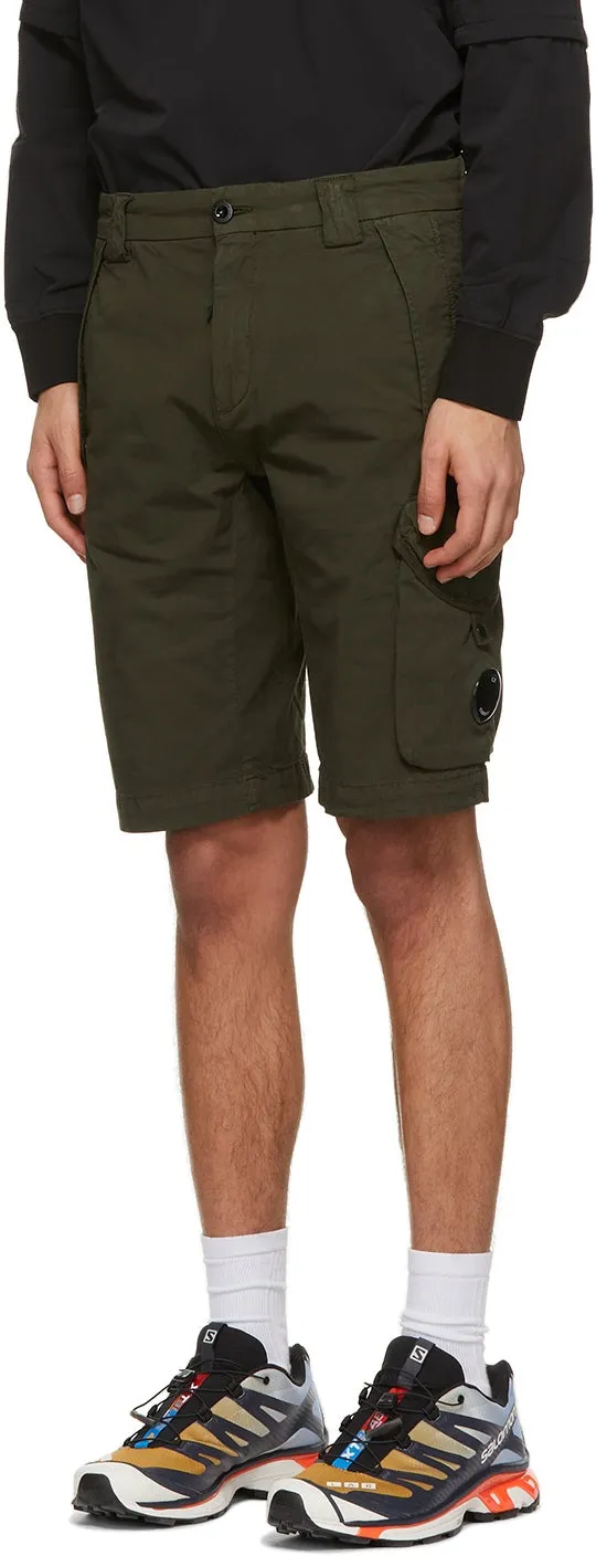 C.P. Company Green Bermuda Cargo Shorts