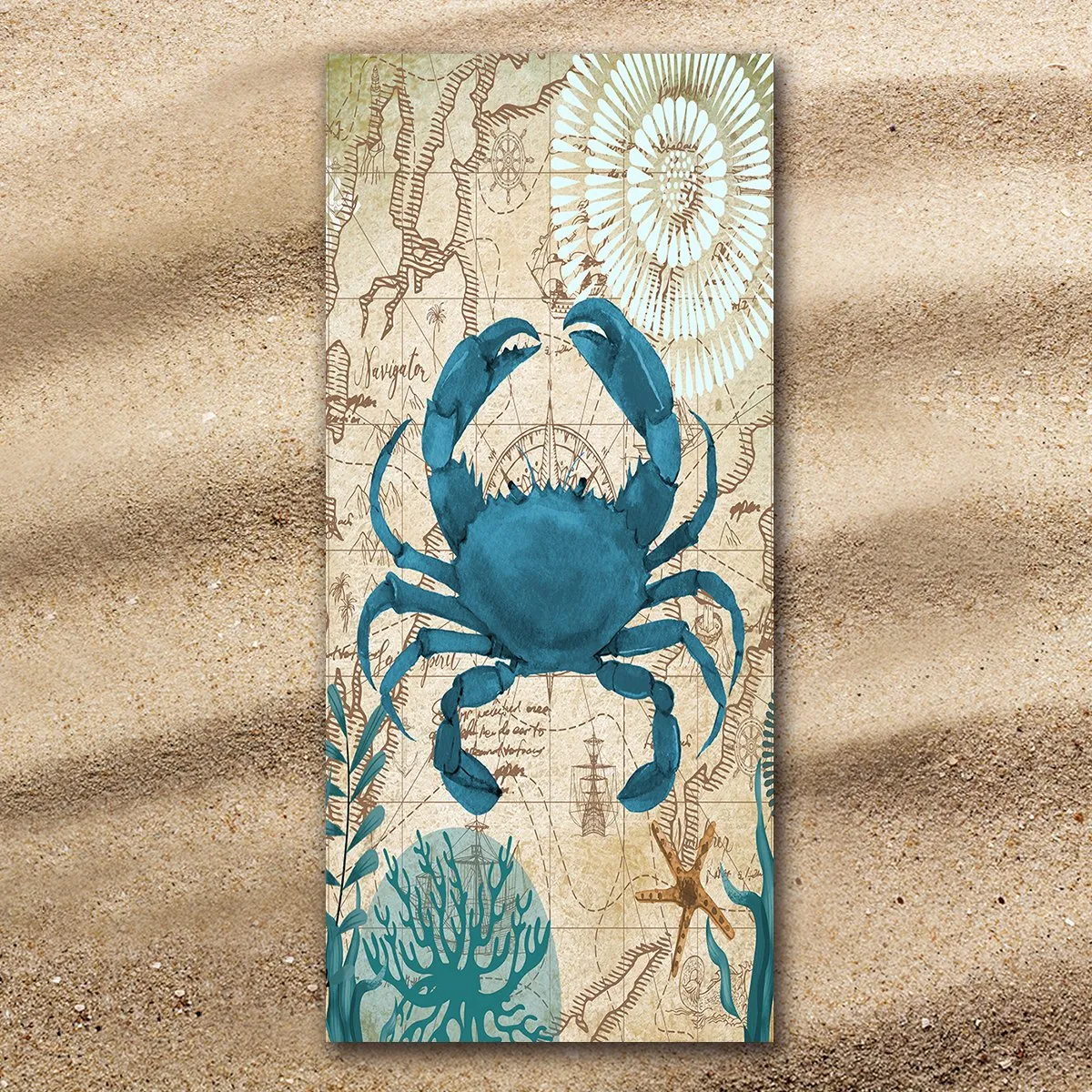 Crab Love Jumbo Towel