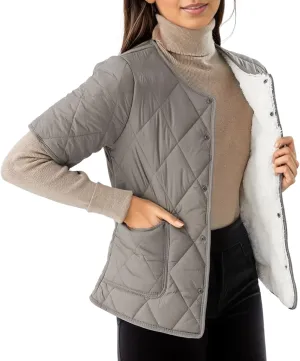 Cropped Puffer Jacket Women Ultralight Down Coat Packable Parkas Jacket Outerwear Full Zip Warm Hooded Insulated Coat