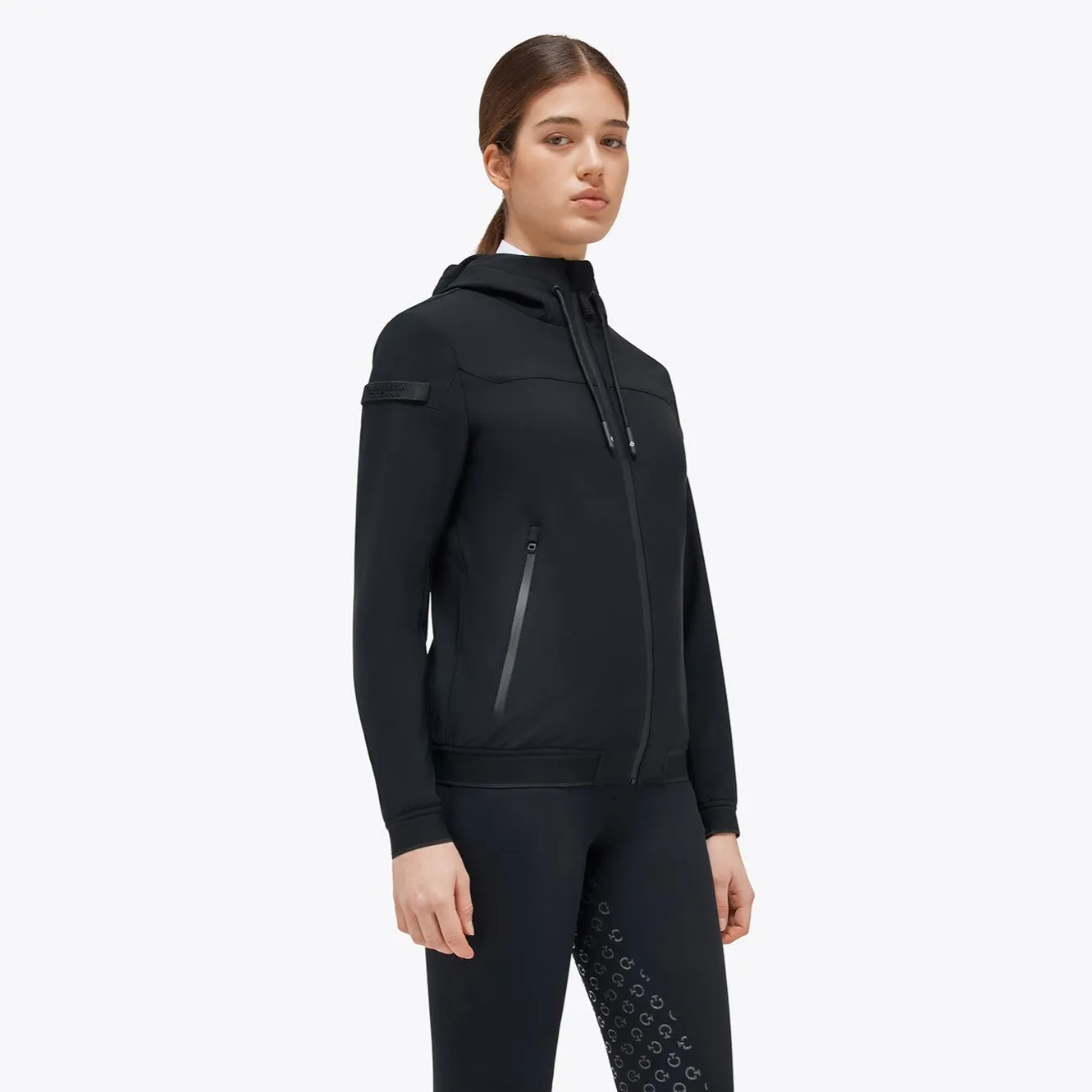 CT Women's Jersey and Velvet Full Zip Softshell Jacket