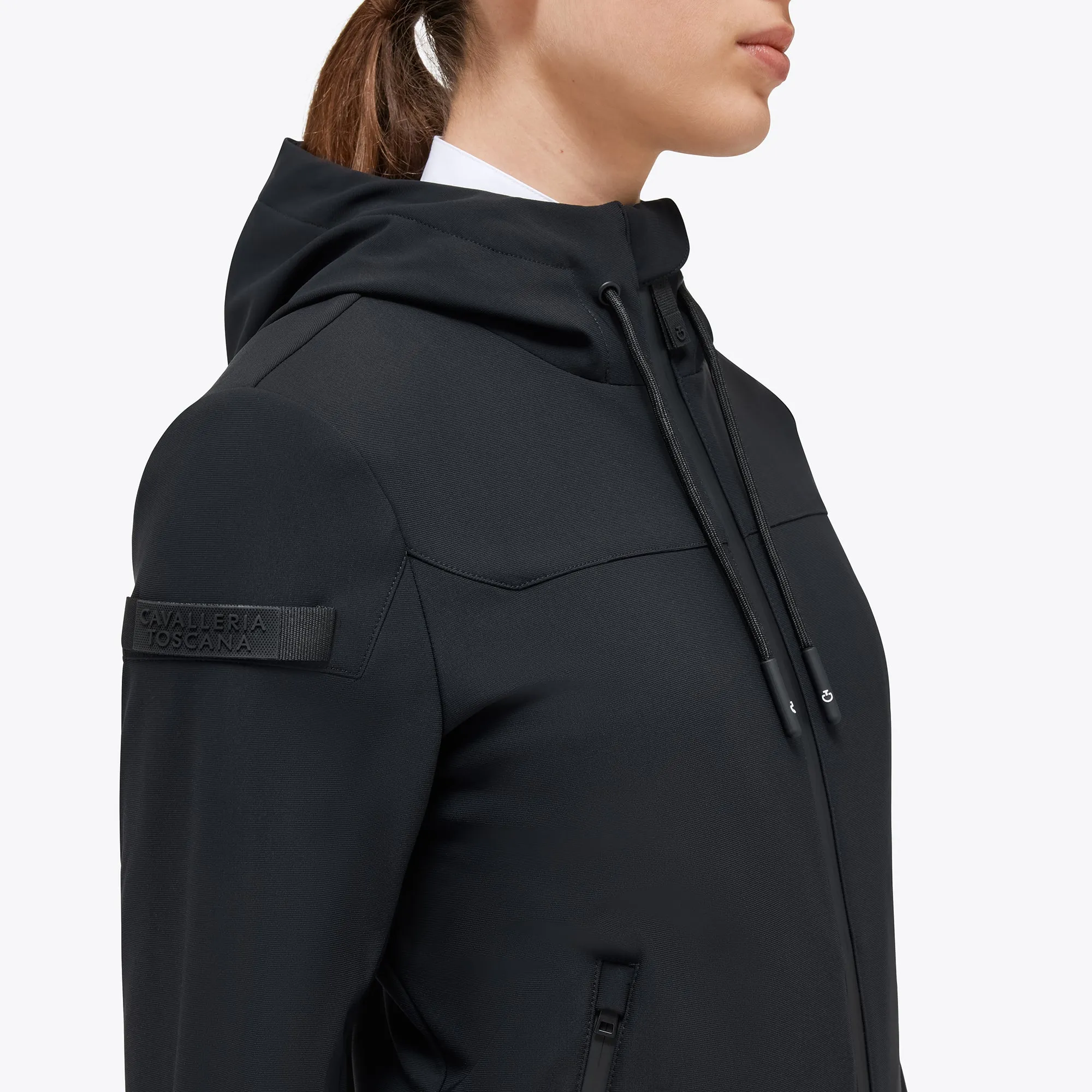 CT Women's Jersey and Velvet Full Zip Softshell Jacket
