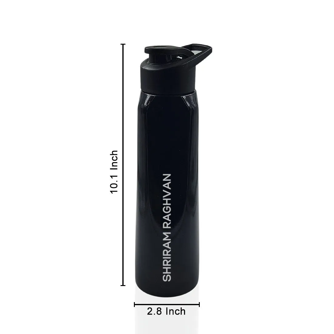 Custom Water Bottle with Engraving of Name Initials Monogram and Logo