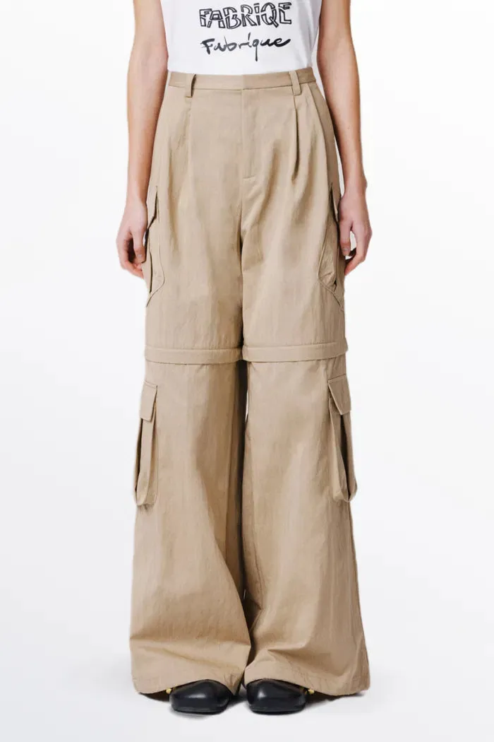 Daria Convertible Utility Pants in Cotton Blend