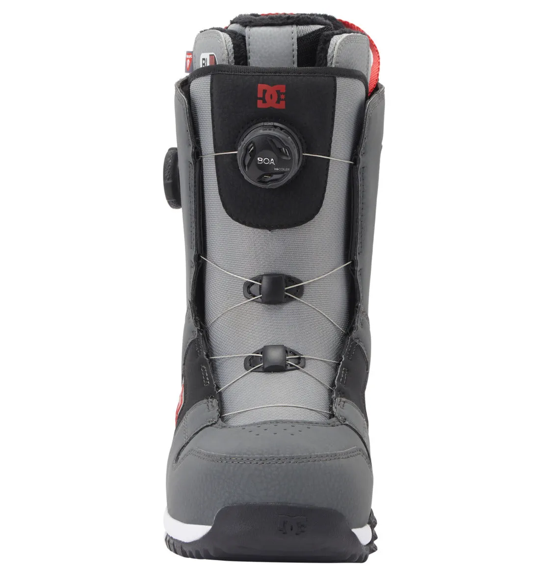 DC Phase BOA Pro 2024 Snowboard Boots - Black/Grey/Red