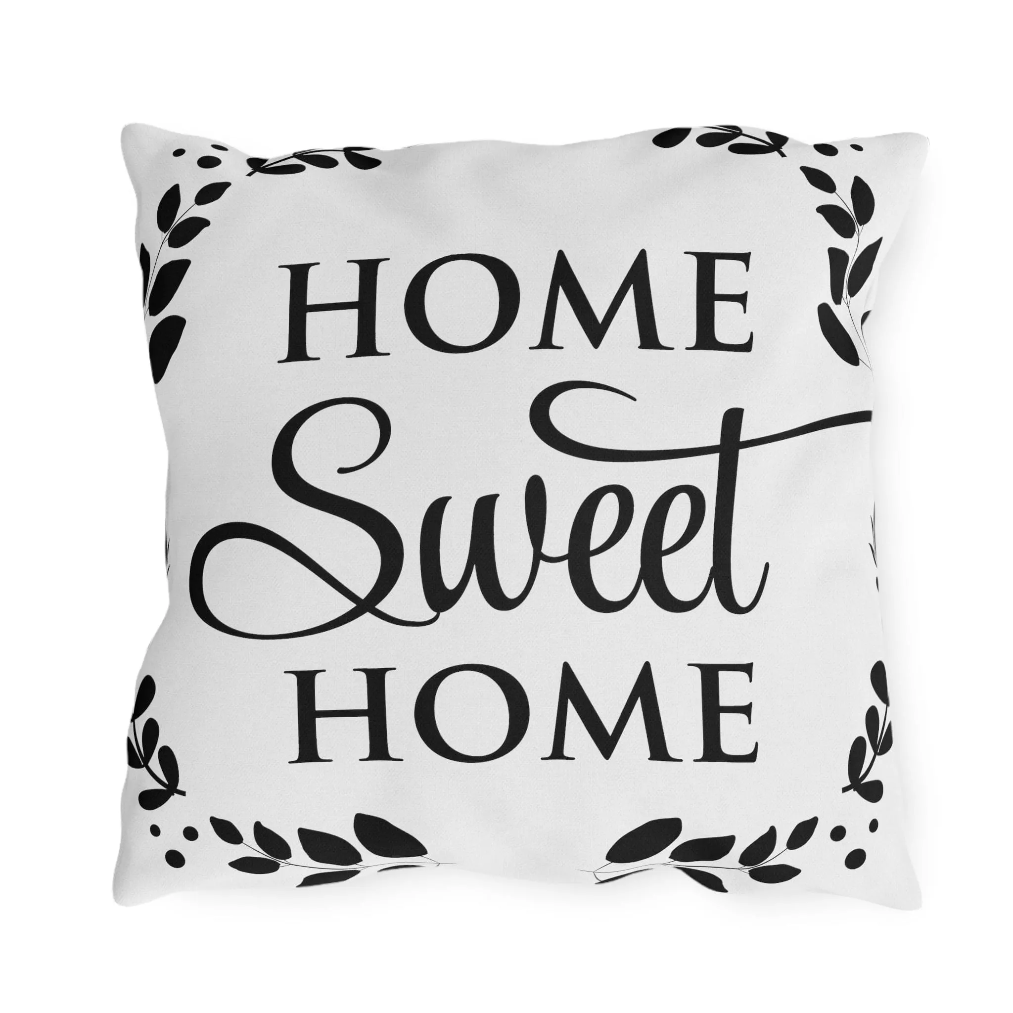 Decorative Throw Pillow Cover, Home Sweet Home