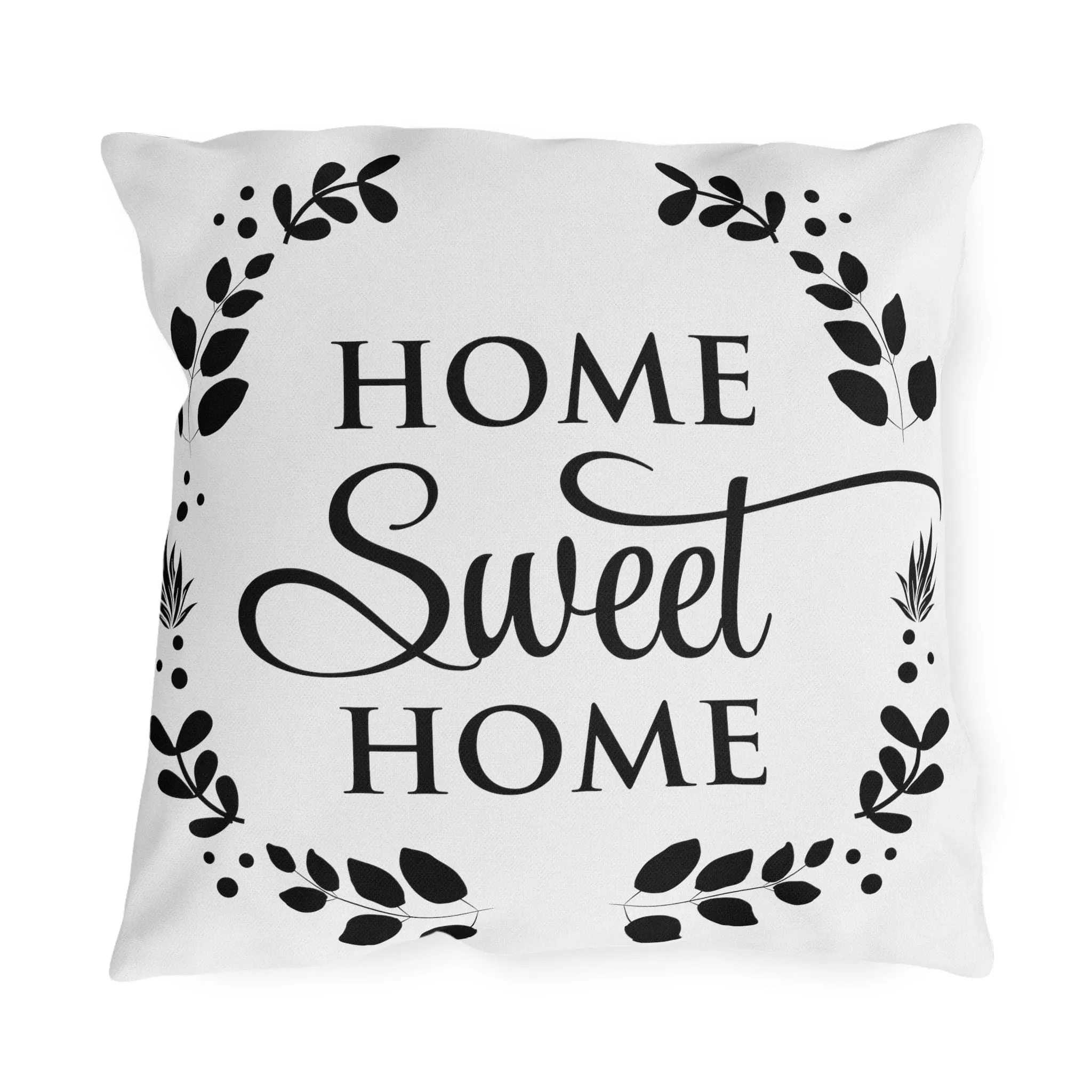 Decorative Throw Pillow Cover, Home Sweet Home
