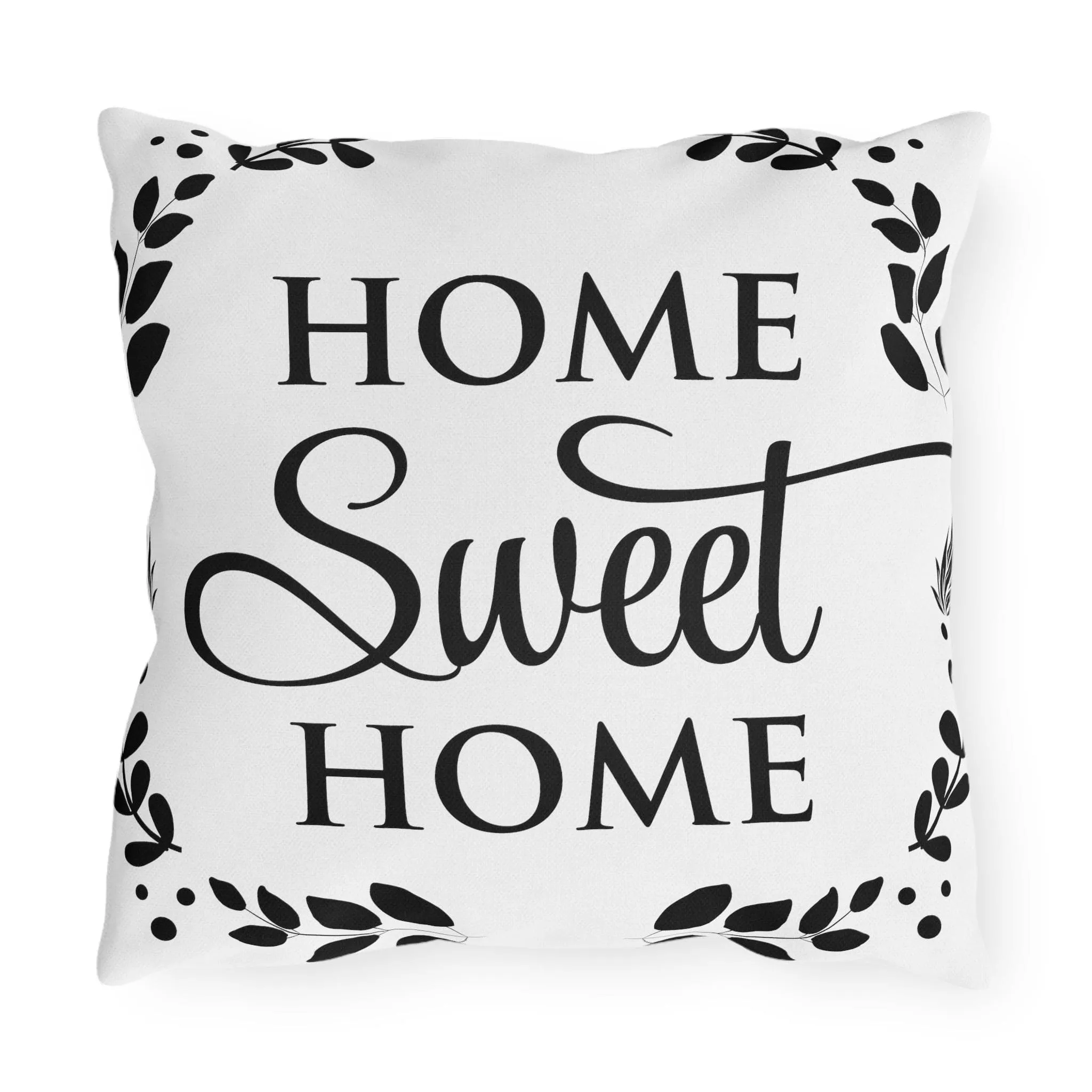 Decorative Throw Pillow Cover, Home Sweet Home