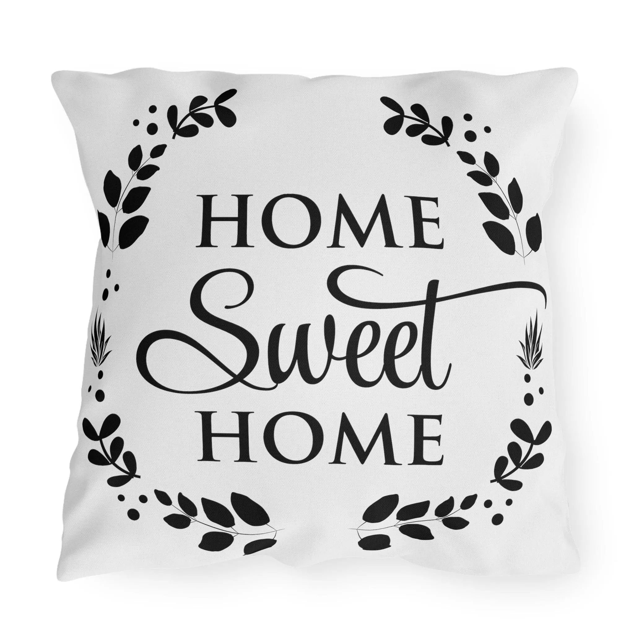 Decorative Throw Pillow Cover, Home Sweet Home