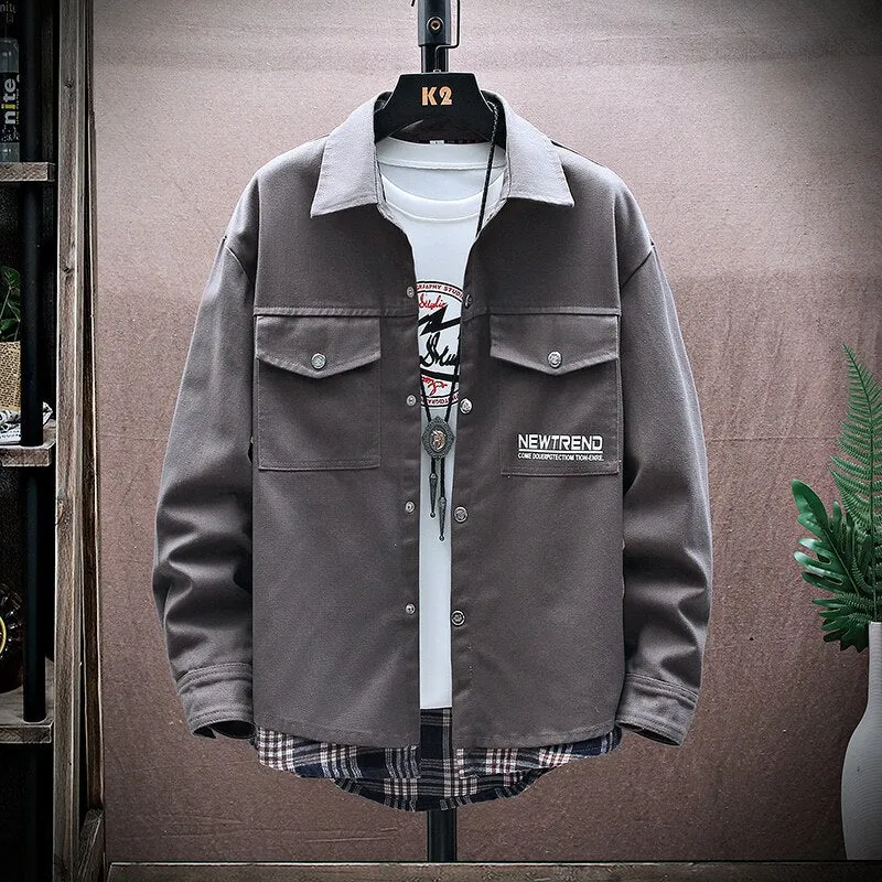 Denim Slim Fit Coat