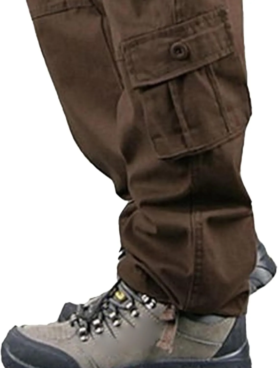 DGHM-JLMY Men's Wild Cargo Pants Cotton Casual Work Hiking Pant Overalls Outdoor Athletic Camo Pants with Pockets