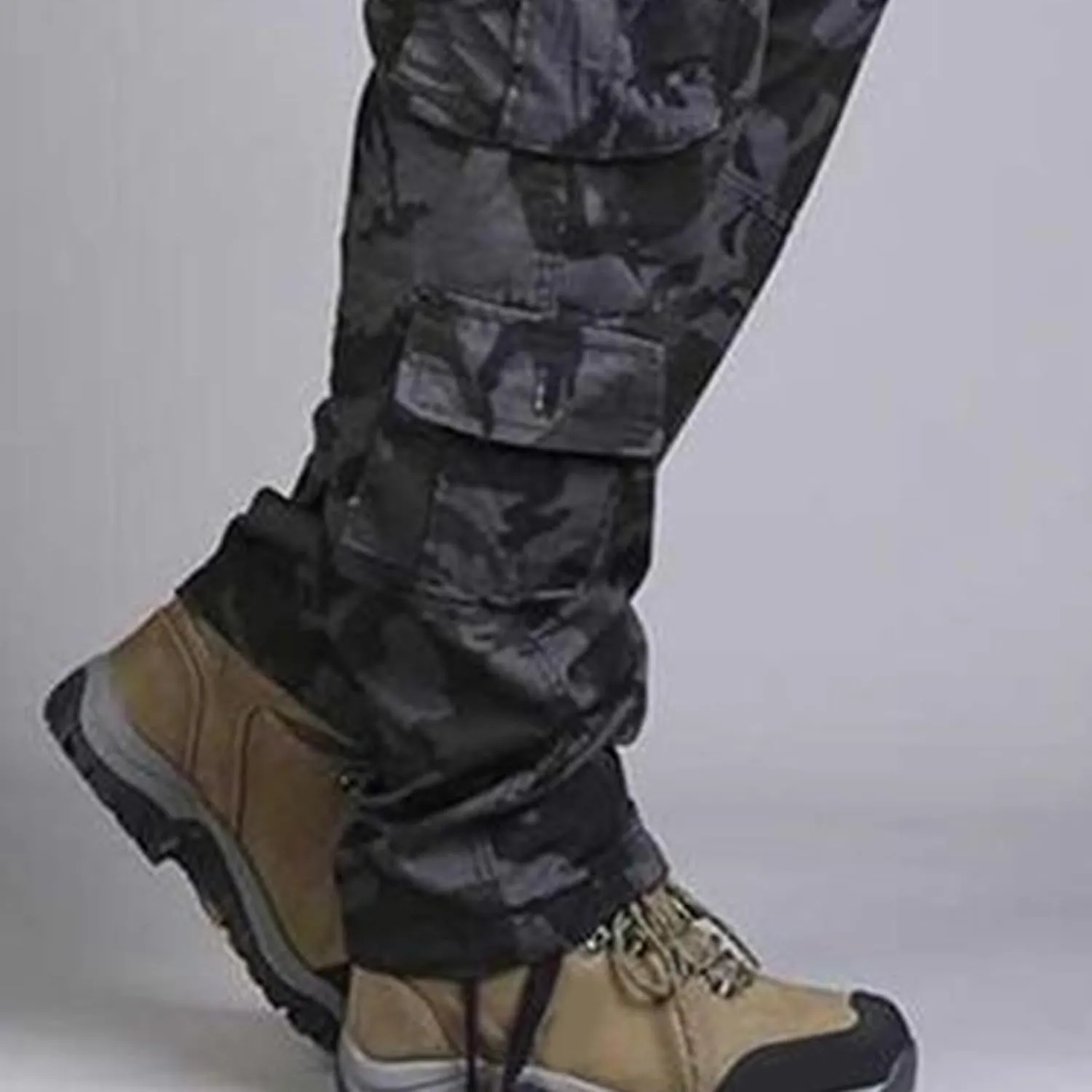 DGHM-JLMY Men's Wild Cargo Pants Cotton Casual Work Hiking Pant Overalls Outdoor Athletic Camo Pants with Pockets