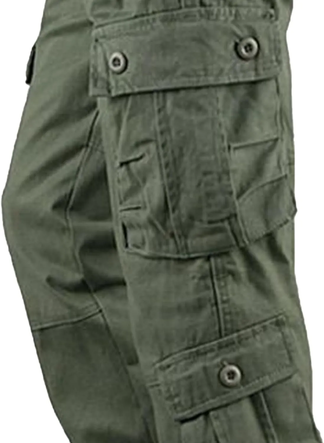 DGHM-JLMY Men's Wild Cargo Pants Cotton Casual Work Hiking Pant Overalls Outdoor Athletic Camo Pants with Pockets