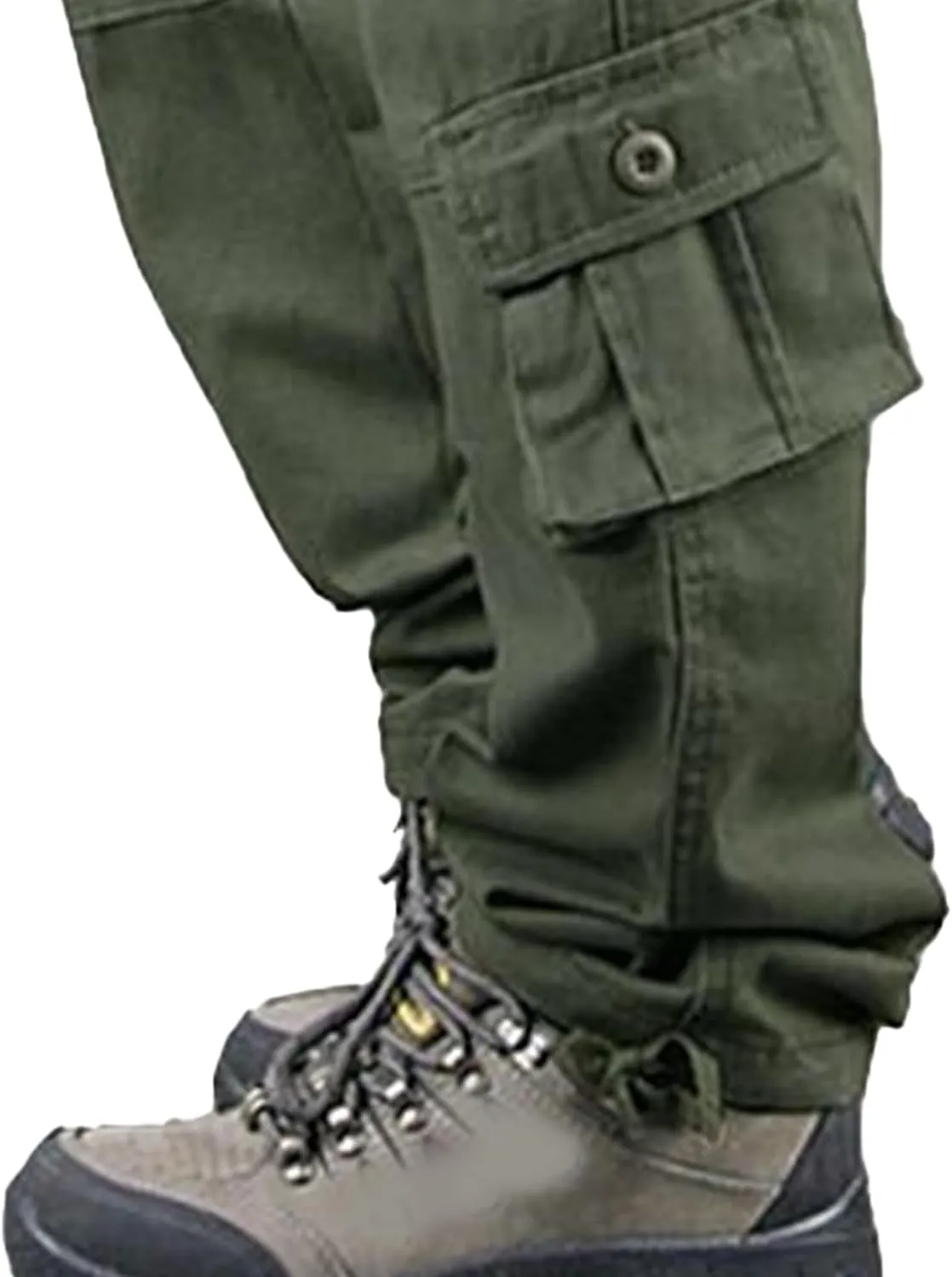 DGHM-JLMY Men's Wild Cargo Pants Cotton Casual Work Hiking Pant Overalls Outdoor Athletic Camo Pants with Pockets