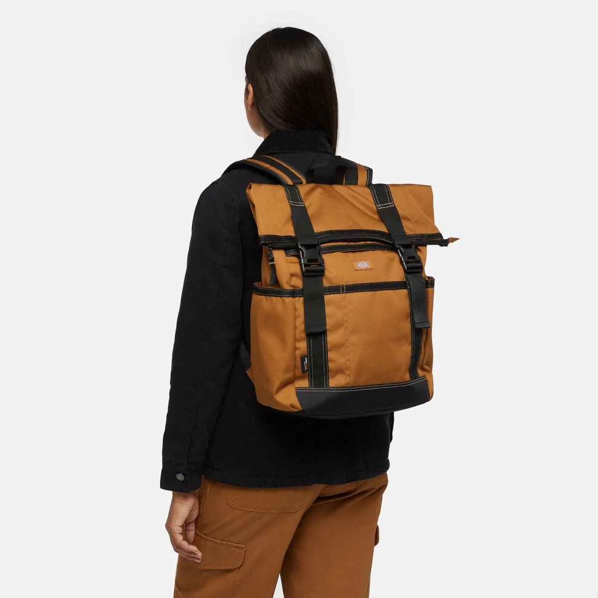 Dickies - Zaino Ashville Roll Top Brown Duck - DK0A4YHL - BROWN/DUCK