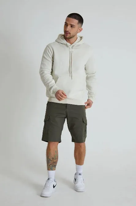 DML Rover Cargo Short With Multi Pockets In Premium Cotton Twill - Olive