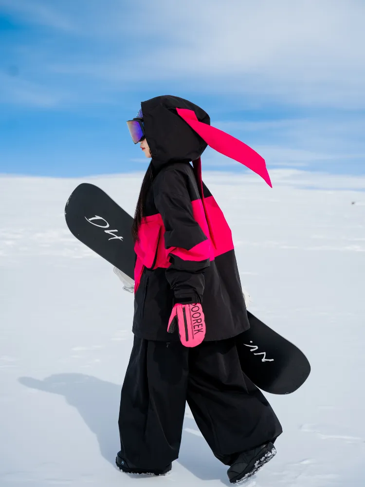 Doorek Bow-Tie Bunny 3L Snowsuit Set - Women's