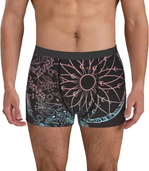 Dreamcatcher Print Boxer Briefs For Men Breathable Underwear-