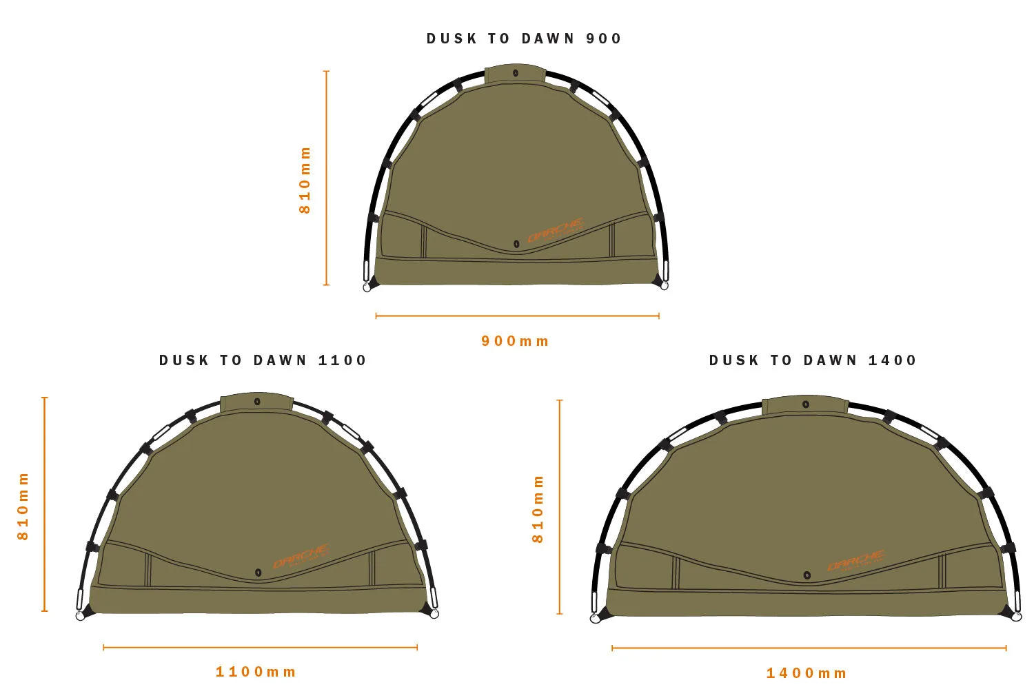Dusk to Dawn 1100 Swag Tent - Darche - T050801201C