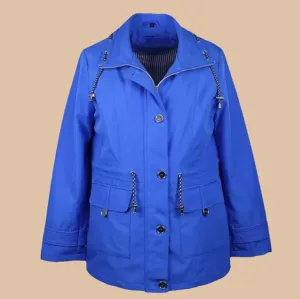 ELECTRIC BLUE WATER REPELLENT JACKET