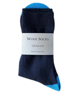 Everyday Wool Socks | Navy