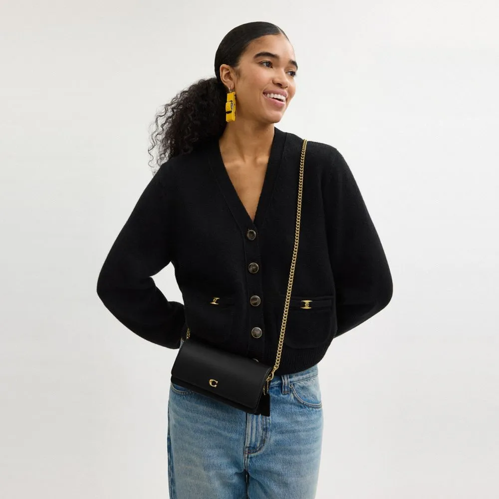 Evie Long Wallet With Chain
