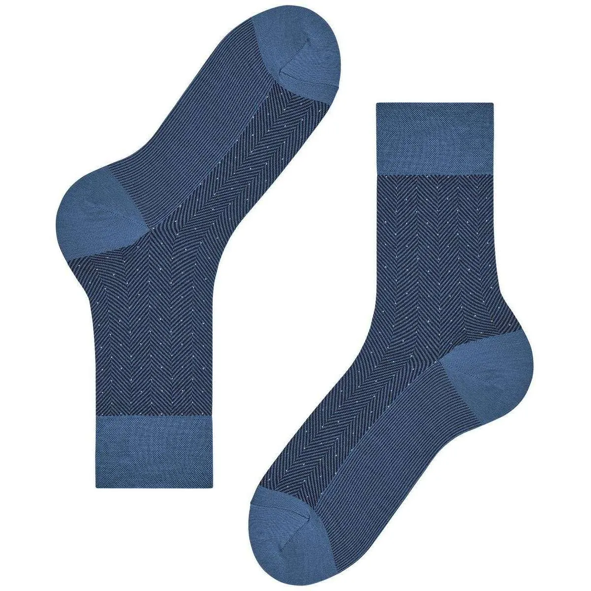Falke Sensitive Herringbone Socks - Dusty Blue