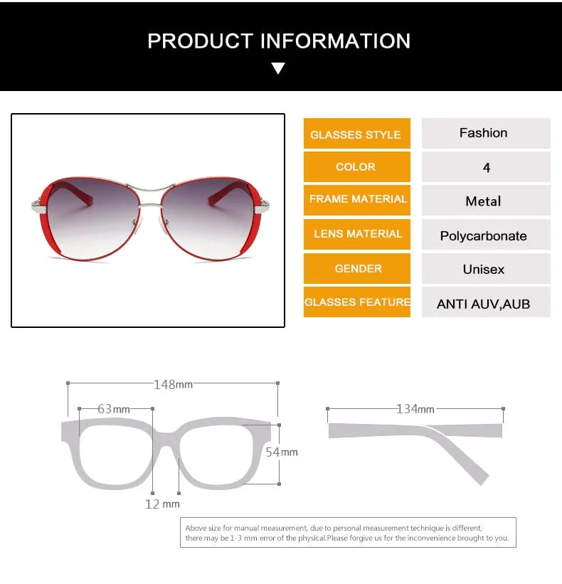 Fashion Women Brand Designer Sunglasses