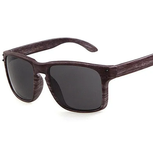 Fashion Wood Sunglasses Men Brand New Designer Goggles Gafas de sol Sport Outdoor Plastic Sun Glasses