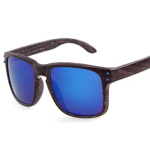 Fashion Wood Sunglasses Men Brand New Designer Goggles Gafas de sol Sport Outdoor Plastic Sun Glasses