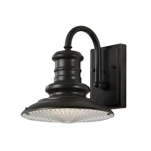 FE-REDDING2-S-RB Feiss Redding Station 1 Light Small Wall Light Restoration Bronze