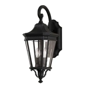 Feiss FE/COTSLN2/M BK Cotswold Lane Medium Wall Lantern