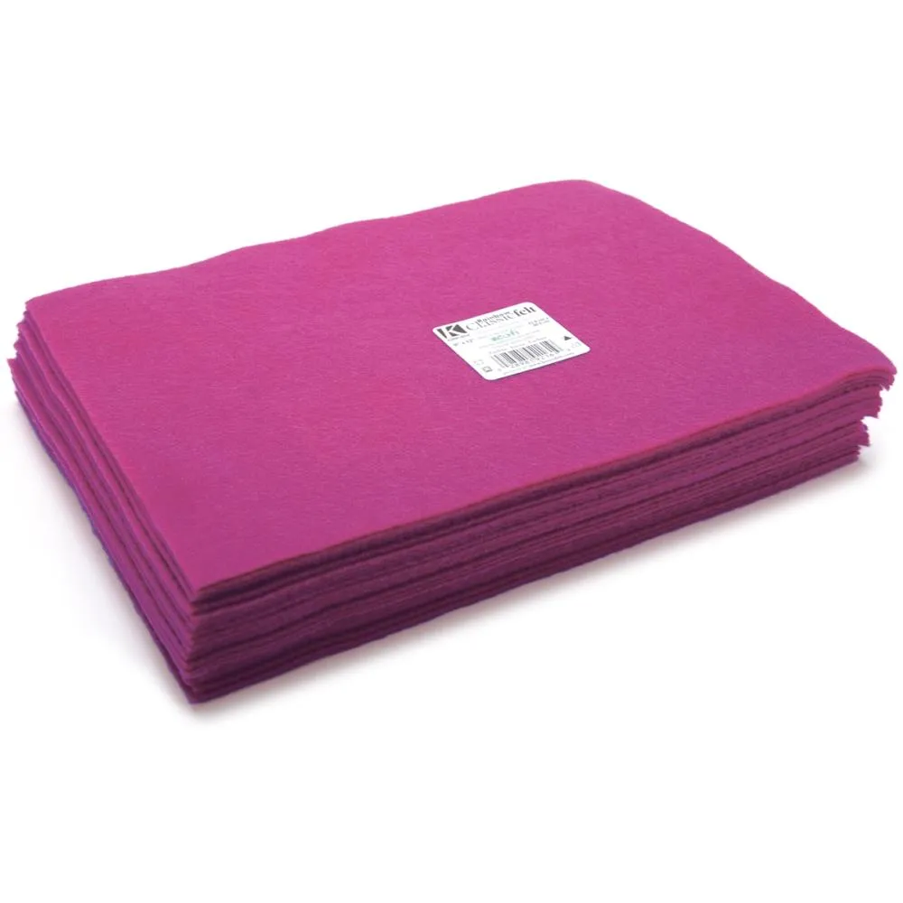 Felt Sheet for Crafting 9" x 12”