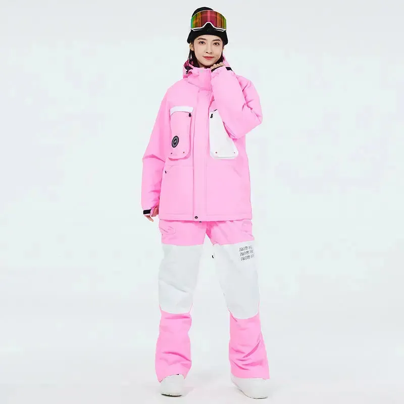 Female Outdoor Ski & Snowboard Jacket & Overalls