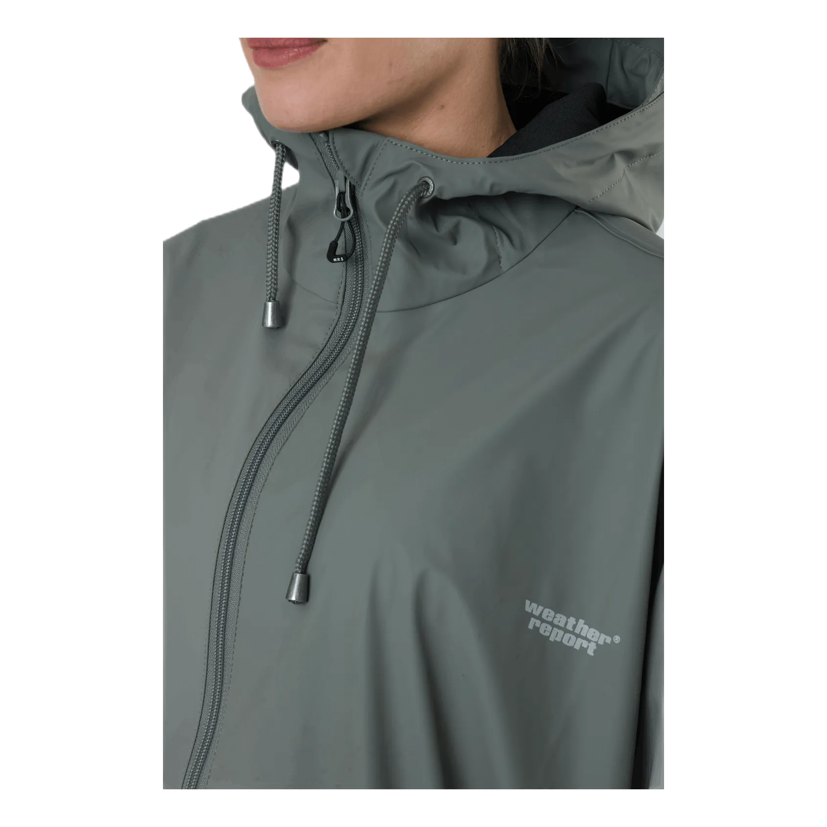 Flame PU Rain Poncho Green