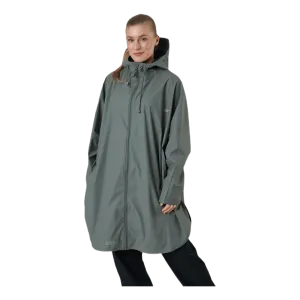 Flame PU Rain Poncho Green