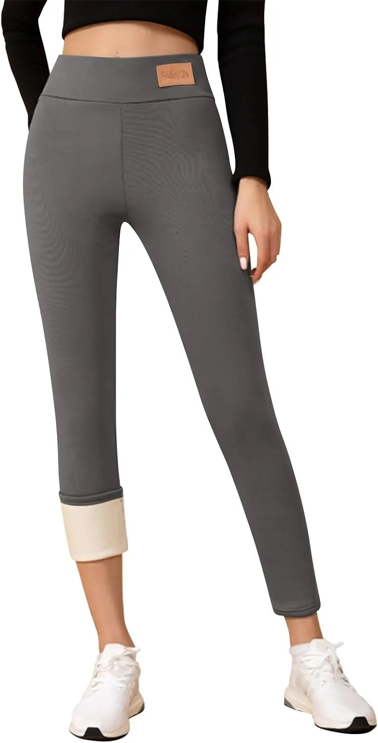 Fleece Lined Leggings Women Sweatpants Women Thermal Winter Pants for Women Fleece Joggers for Women Thermal Clothes