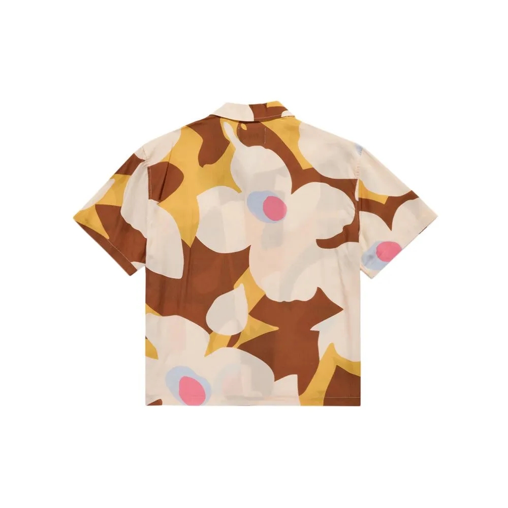 Floral Camp Shirt (Brown Multi)