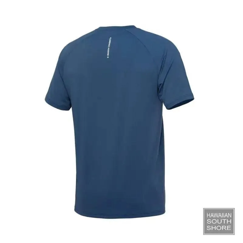 Florence Marine X Rashguard Airtex UPF Short Sleeve Small-XLarge Dark Navy