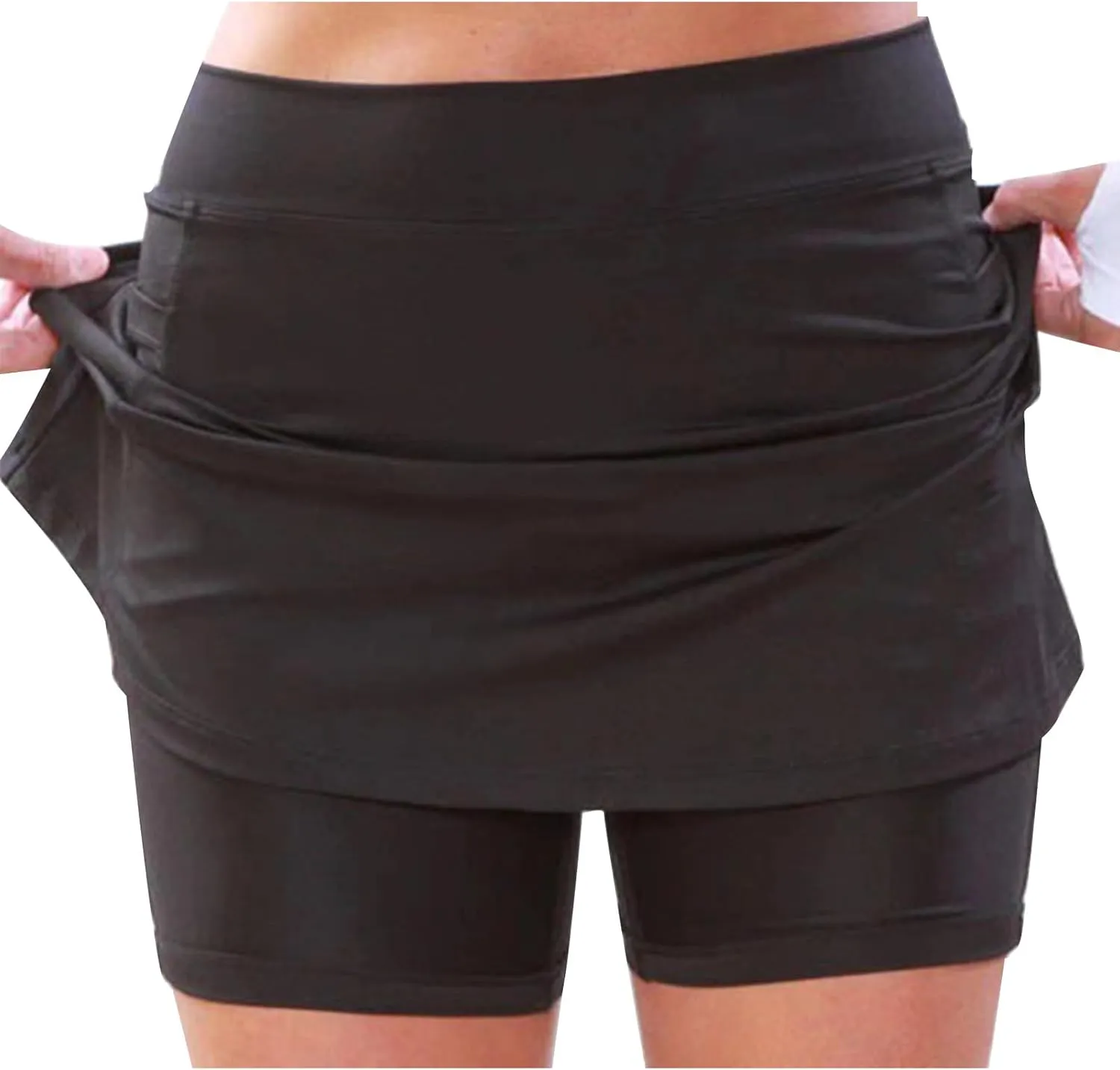for Juniors Winter Fall Long Sport Athletic Jogger High Cut Warm Straight Leg Basic Skirts Pants Shorts Women 2025