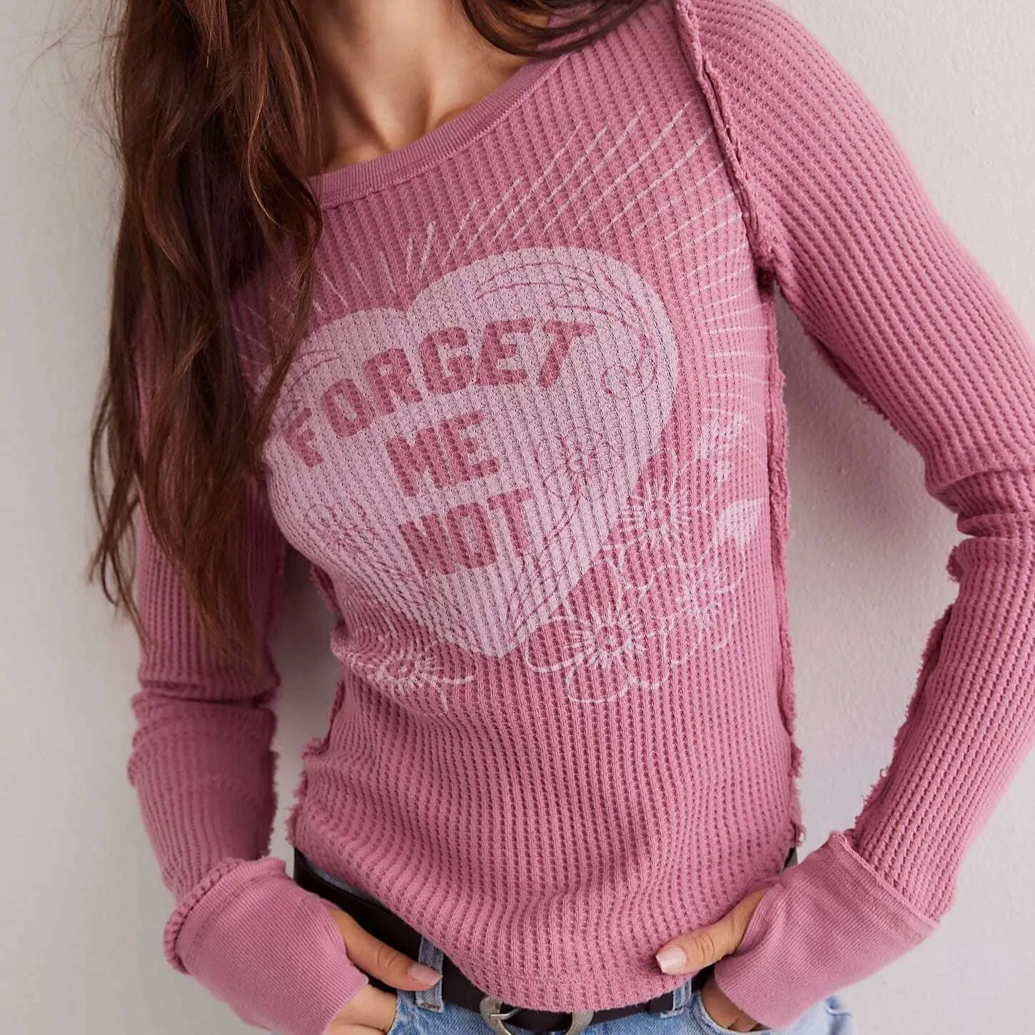 FREE PEOPLE - Lucky Locket Tee - Watermelon