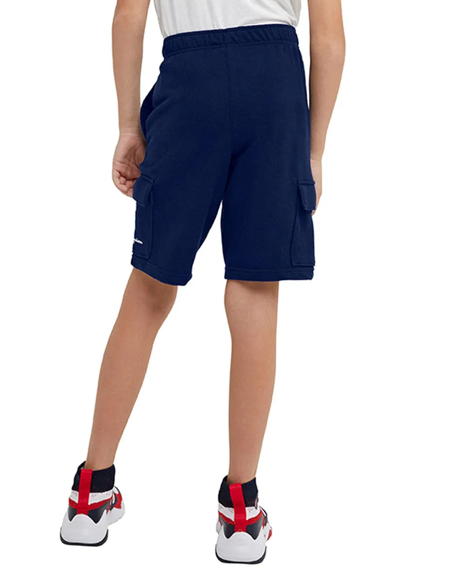 French Terry Boys' Cargo Shorts, 8.5
