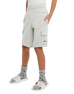 French Terry Boys' Cargo Shorts, 8.5